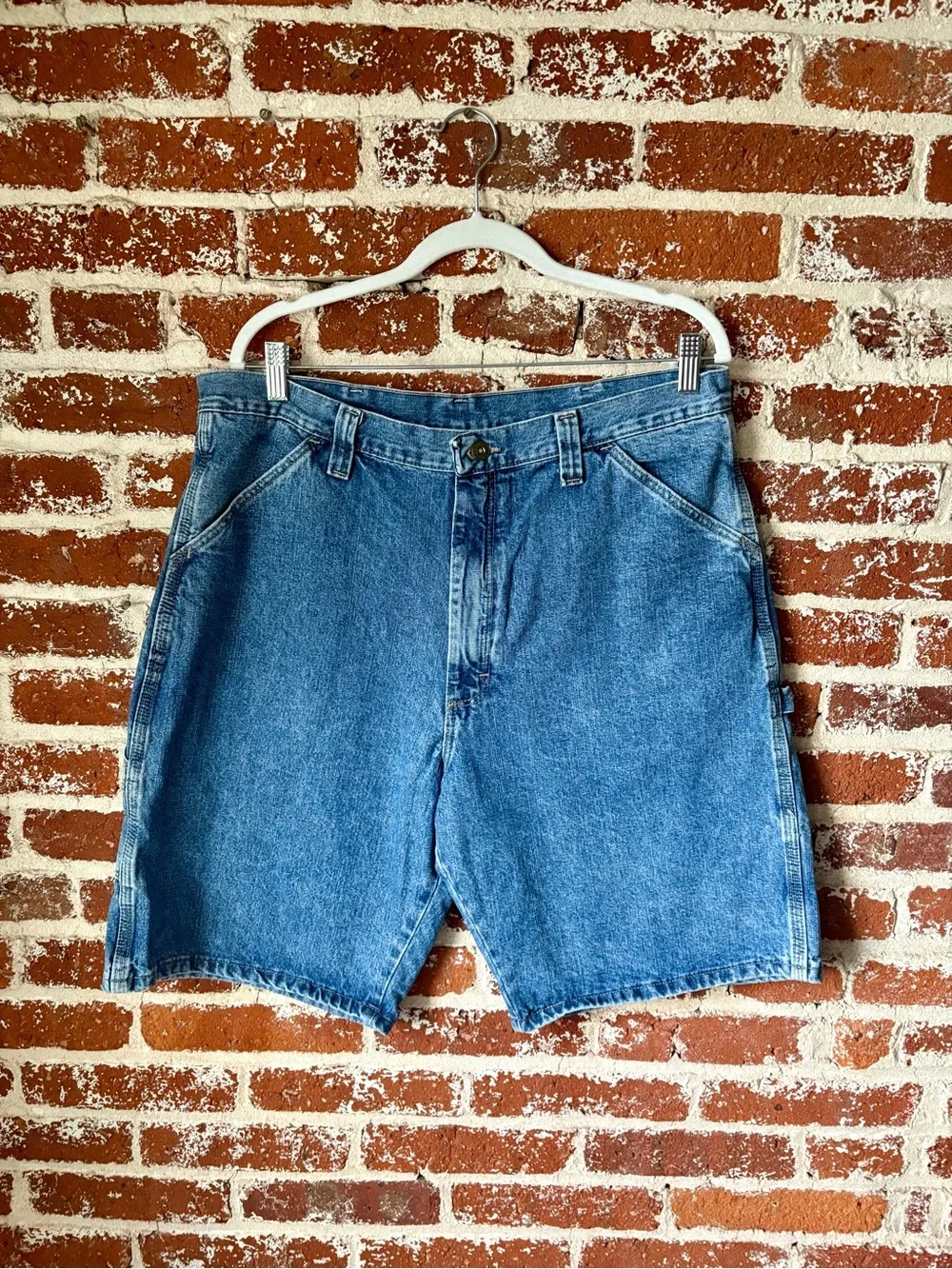 Vintage Wrangler Blue Denim Carpenter Shorts